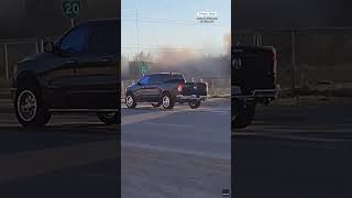 One person was killed and four were injured after a freight train crashed into a tractor trailer, an One person was killed and four were injured after a freight train crashed into a tractor trailer, an