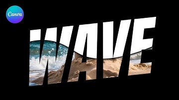 Amazing Text Masking Effect in Canva | Canva Typography