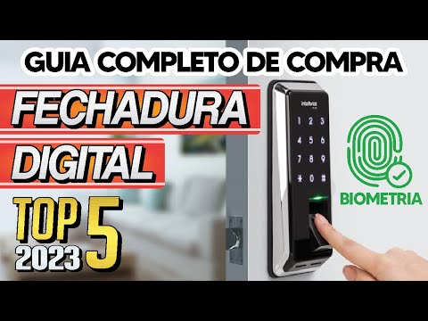 Vídeo: Fechadura de porta biométrica - proteção confiável para sua casa