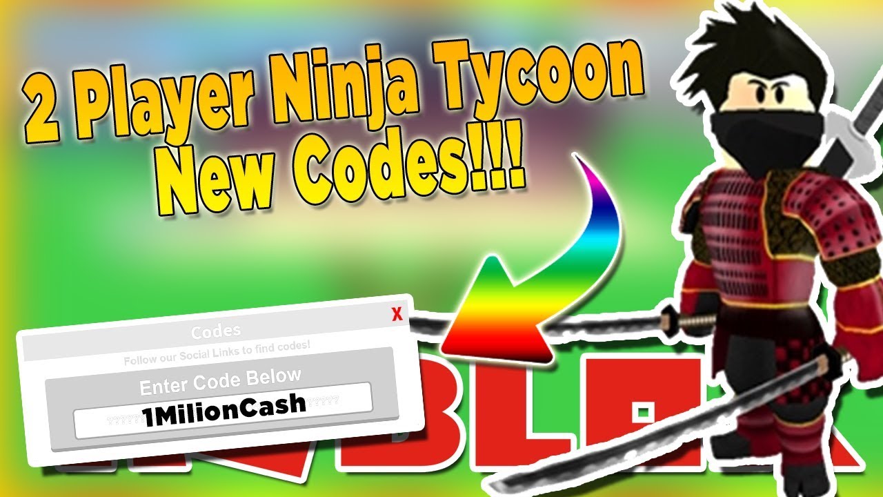 All New Codes 2 Player Ninja Tycoon Youtube