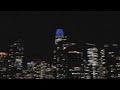 City night footage retro slow motion