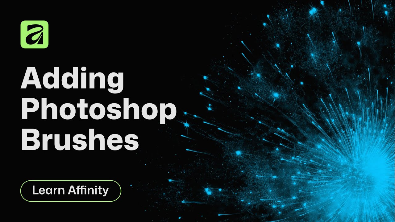 How to Add Photoshop Brushes in Affinity - YouTube