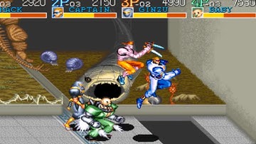 Captain Commando Gameplay 4 Players | Arcade 128