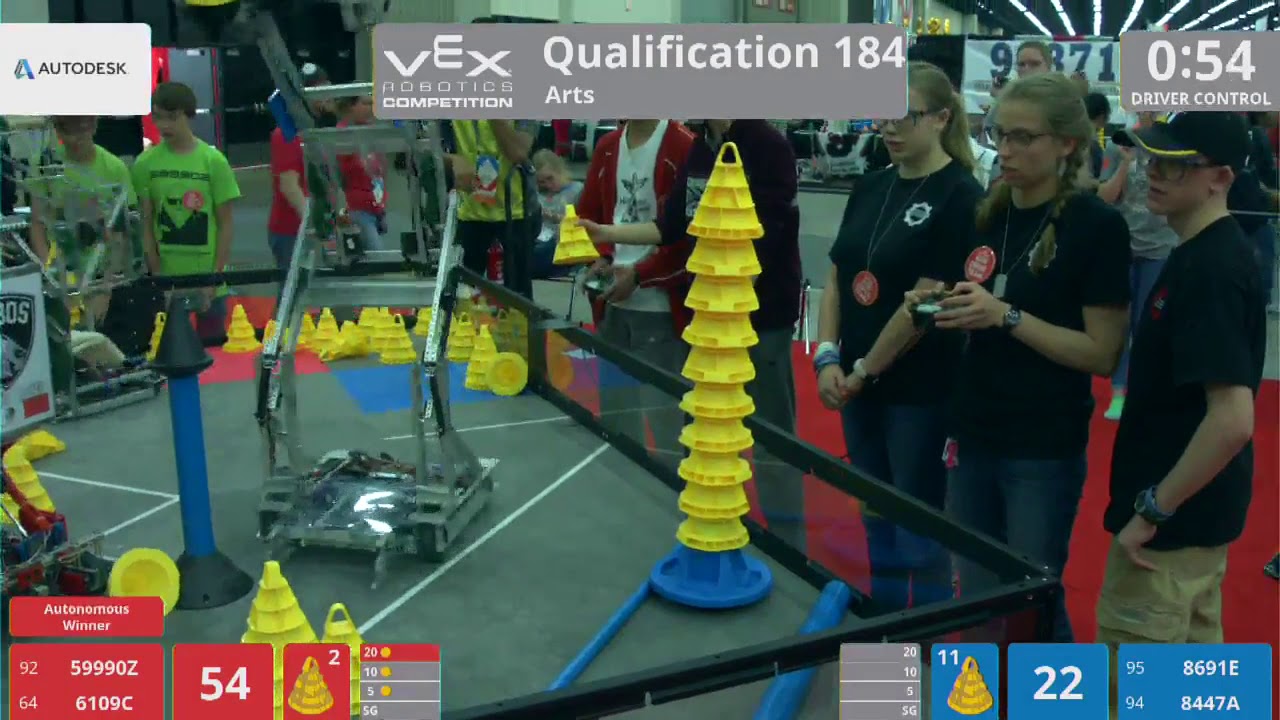 2018 VRC Arts Q184 - 59990Z 6109C vs 8691E 8447A - 92 to 75