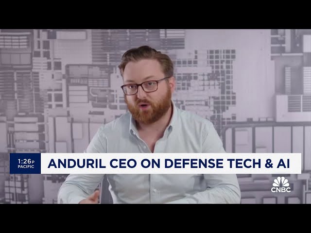 Low-cost, high-volume, smarter systems will determine success in warfare moving forward: Anduril CEO
