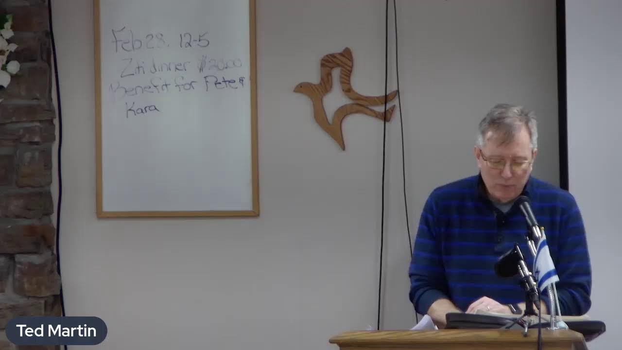 Pastor Ted teaches on 1 Peter 1: 21-25