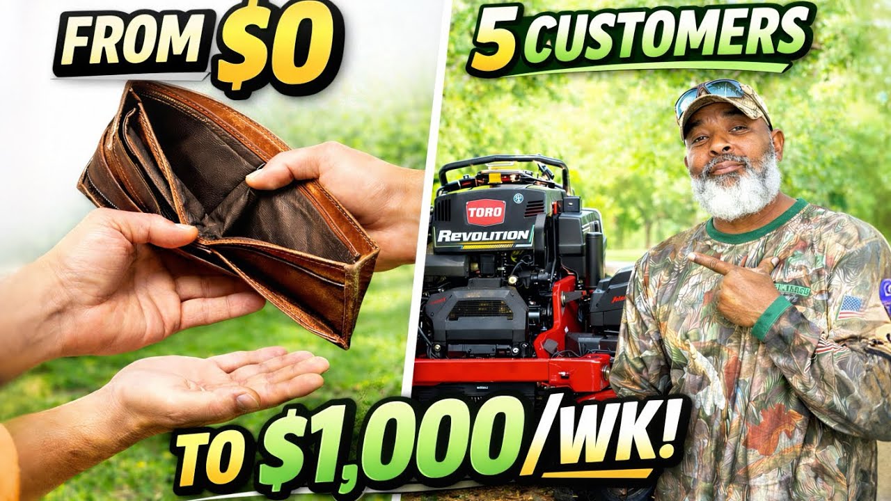 Хотите начать бизнес по уходу за газонами с нуля? Как быстро привлечь первых 5 клиентов!