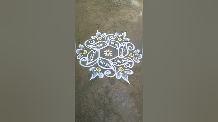 Very easy and simple rangoli kolam/new and small rangoli kolam #shorts #kolam #rangoli #muggulu