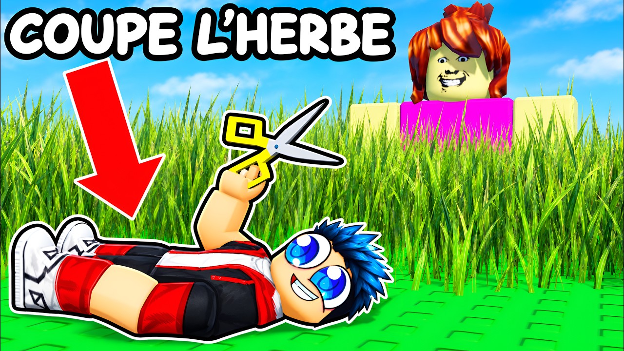 TONDS LA PELOUSE VITE !! Sinon maman me tuera... (Roblox)