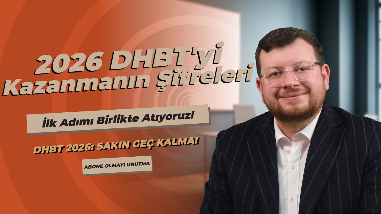 2026 DHBT'de Atanmanın Şifreleri: İlk Adımı Birlikte Atıyoruz !
