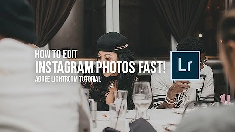 How To Edit Instagram Photos FAST | Adobe Lightroom Tutorial
