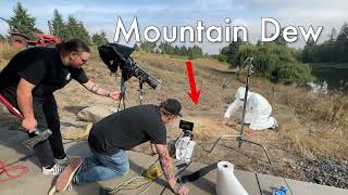 Exploding Mountain Dew at 38,000 FPS Slow Motion Test