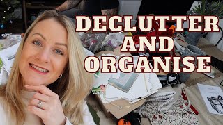 DECLUTTER AND MICRO ORGANISING WITH ME! MINIMISING AROUND THE HOUSE. Lara Joanna Jarvis Home