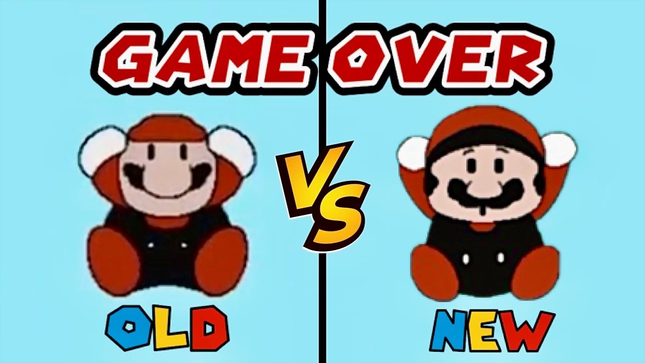 JUMBO MARIO DEATH ANIMATIONS & GAME OVER - OLD Vs. NEW - YouTube