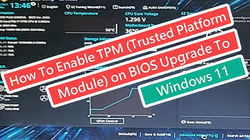 How To Enable TPM (Trusted Platform Module) on BIOS  Upgrade To Windows 11