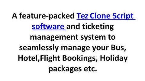 Tez Readymade Clone Script