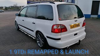 Ford galaxy TDi remapped with launch control