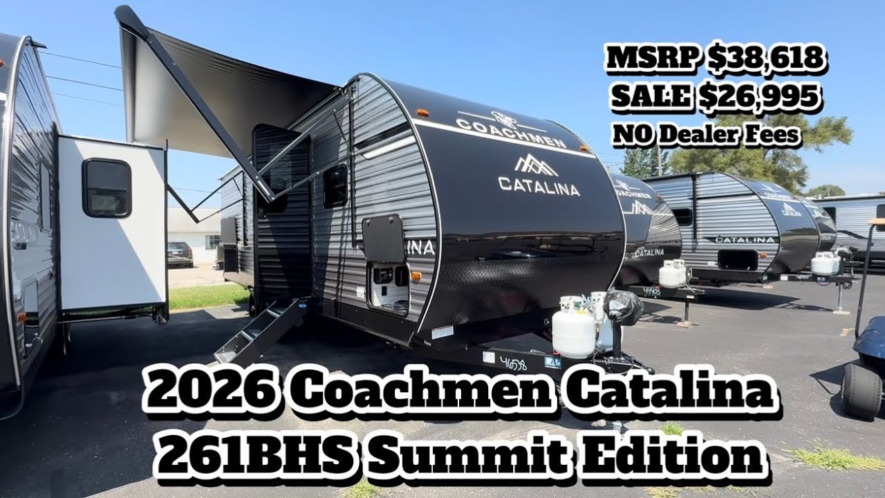 2026 Coachmen Catalina 261BHS Summit Edition!
