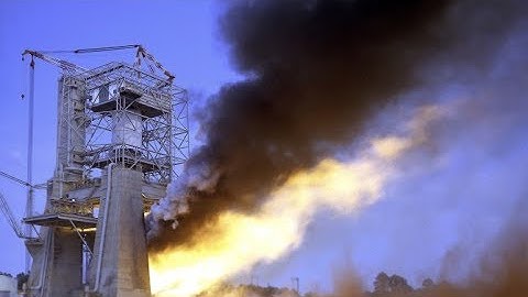 The FIRST test of all five F-1 Engines in 1965!