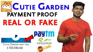 Cutie Garden App Real or Fake - Cutie Garden Payment Proof - Cutie Garden App Review