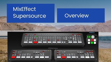 Introduction to MixEffect Pro SuperSources