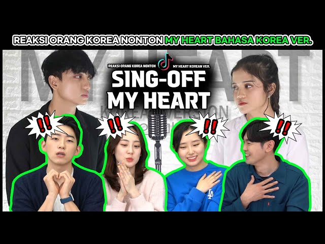 Reaksi Teman2 Korea Kaget Nonton MY HEART - OST. HEART 🇮🇩🇰🇷 | NADAFID Feat. REZA DARMAWANGSA class=