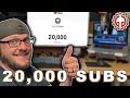20,000 YouTube Subscribers!!!