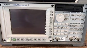 Agilent 35670 A Dynamic Signal Analyzer (A# 43789)