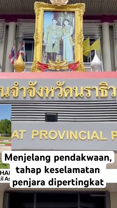 Menjelang pendakwaan, tahap keselamatan penjara dipertingkat