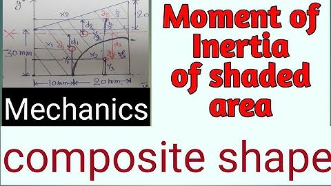 Moment of Inertia of shaded area || M.O.I.08 || Engineering Mechanics || Sumit Dwivedi ||