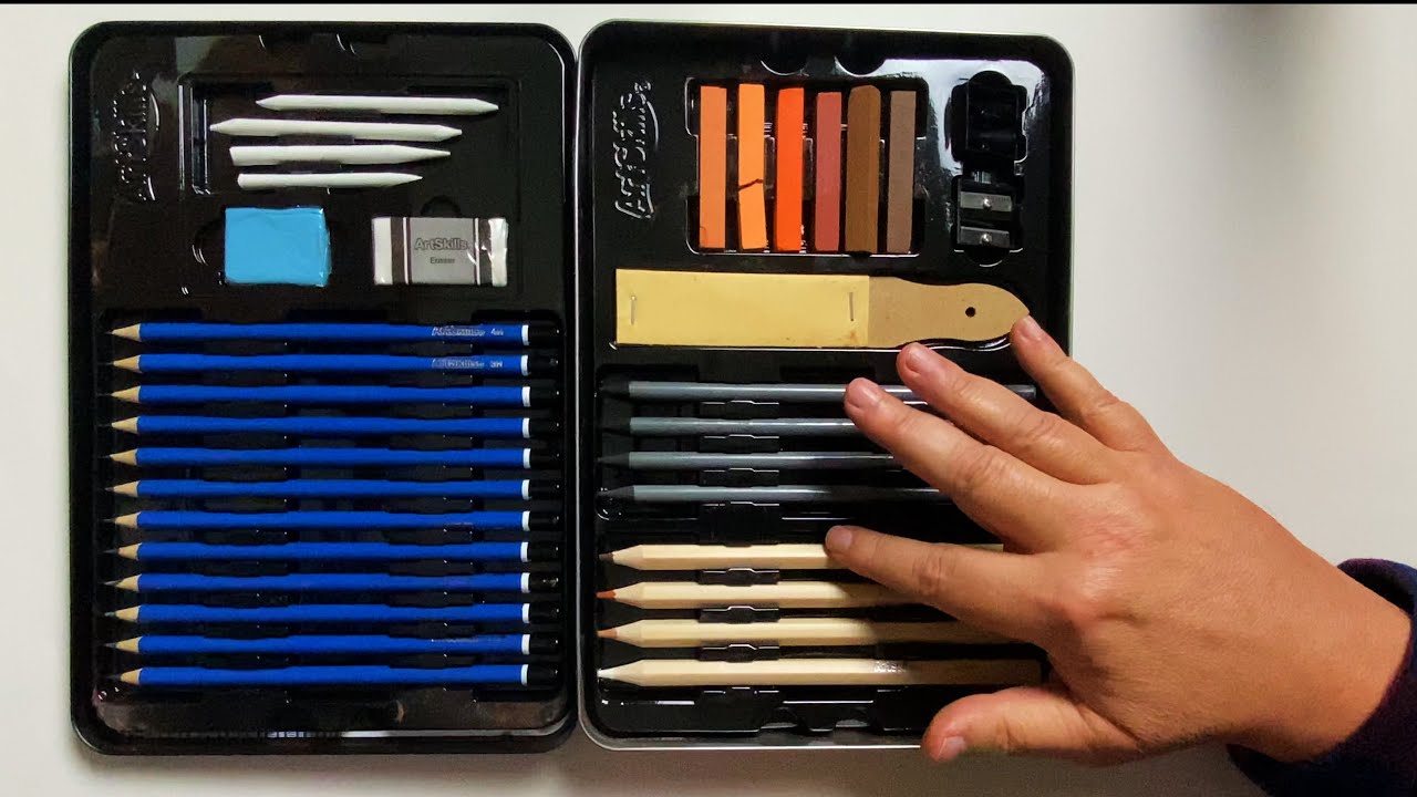 Art Supplies Sketching Drawing Kit Set With Shading Pencils - Temu