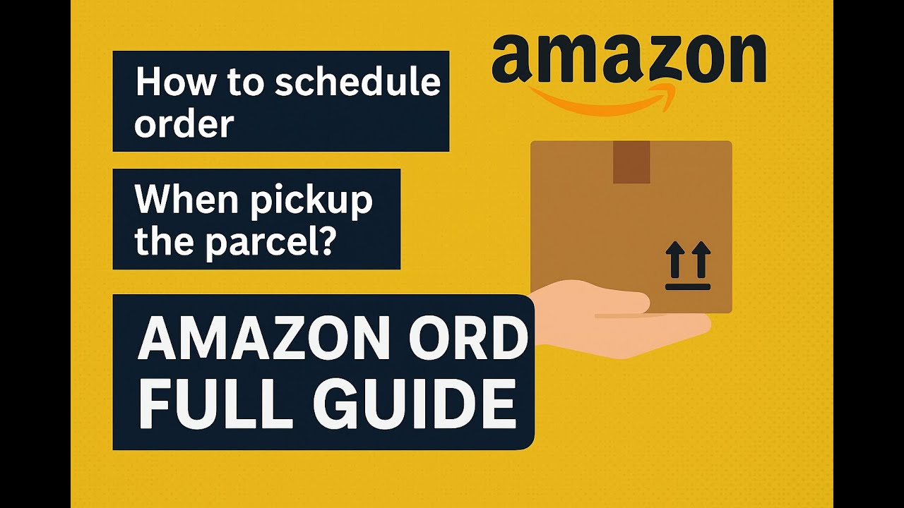 ✅ Amazon Order Schedule & Pickup Full Guide | Pickup Kab Hoga? | How to Handle Amazon Orders
