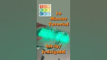 Make a Terrific Tinkercad LED Sign using SVG via Canva in about 10 minutes!