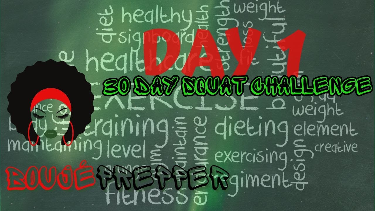 Day 1 ~ 30-Day Squat Challenge: Transform Your Body with Squats! - YouTube