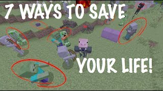 7 ways to save your life in minecraft survival. stay alive 2017! xbox
yourself from them bad moments. can be done on mi...