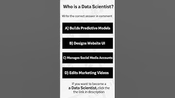 Who Is a Data Scientist? 🤔 Answer This Simple Question!  #excel