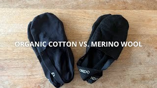 ONDO SOCKS REVIEW | ORGANIC COTTON VS MERINO WOOL | the best no show NO SLIP socks #shopwithme