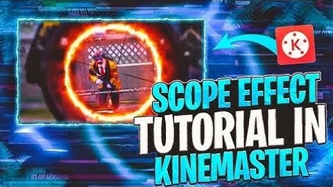 basic scope effect tutorial in|saber sacope effect tutorial Vabby attitude #kinemaster #shorts #pubg