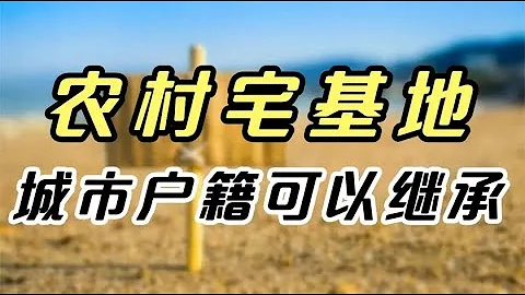 农村宅基地重大变化：无论户籍在哪，都能继承并办理不动产登记 - 天天要闻