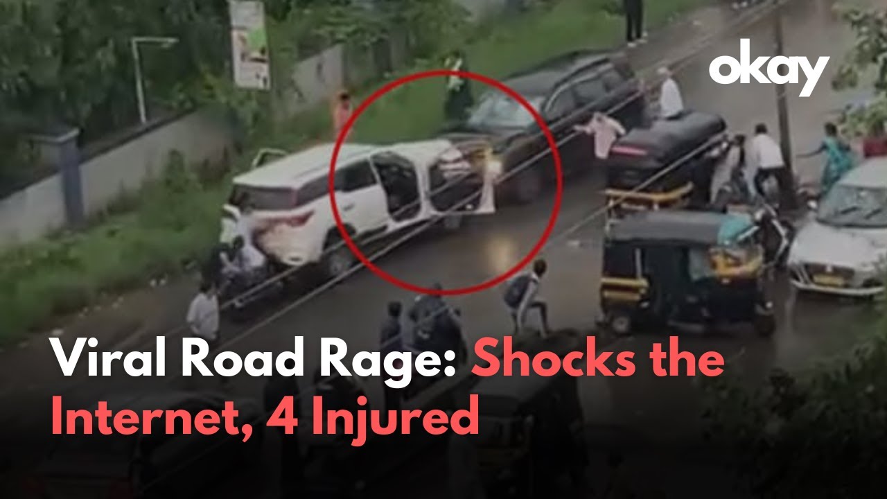 Viral Road Rage Horror: SUV Intentionally Rams Car, Injures 4 in Thane ...