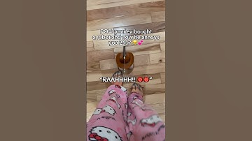 Why was he screaming at me? 😭💕 #longdistance #minirobot