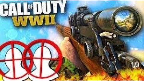 Call Of Duty World War II Snipers only (SplitScreen)