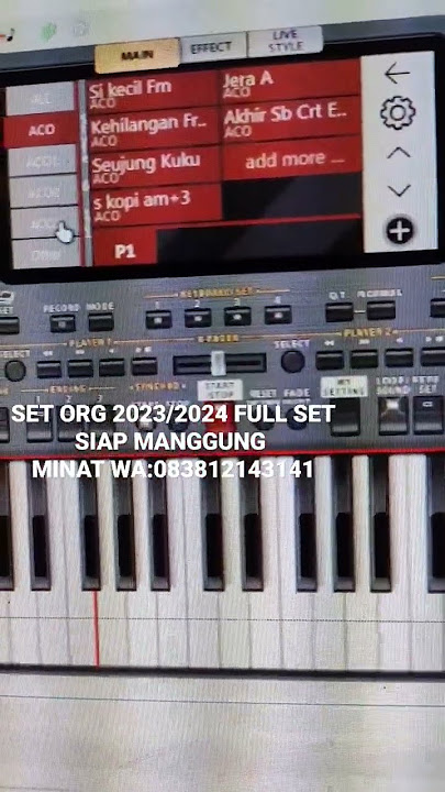 Set ORG 2023/2024 Full Semi Manual Dangdut Koplo