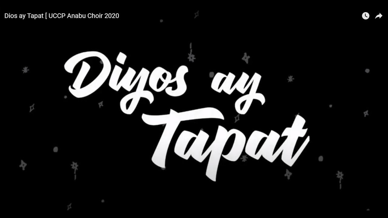 Dios ay Tapat    [    UCCP Anabu Choir 2020