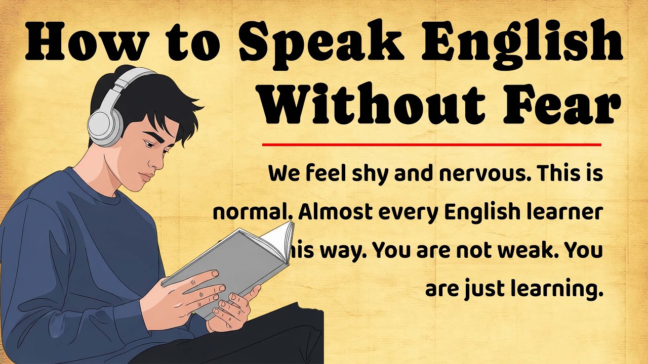 How to Speak English Confidently  ||  Graded Reader || Improve Your English⭐