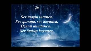 Şeyla  -Sev sözləri  lyrics (karaoke)2021  Sheyla Sev Lyrics 2021