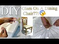 HOW TO GLAM UP A DINING CHAIR! DIY CHAMPAGNE DINING CHAIR