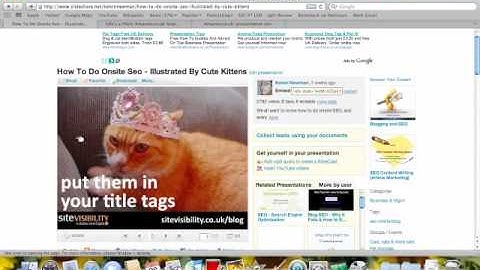 Slideshare - How To Promote Your Business Using Slideshare.net