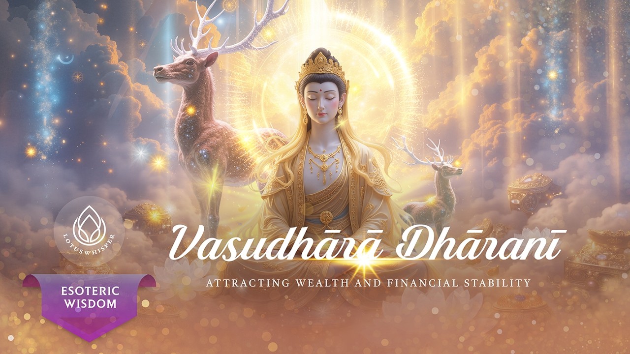 Vasudhārā Dhāraṇī – Activate Sacred Wealth & Financial Flow | Abundance Manifestation Chant