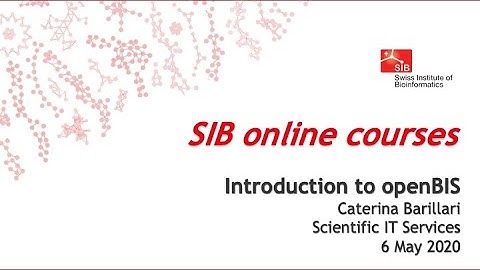 Introduction to openBIS